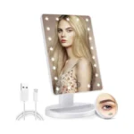 Cosmirror Lighted Makeup Vanity Mirror With 10x Magnifying Mirror, 21