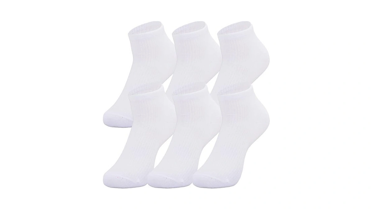 Gap Womens Ribbed Quarter Cut Socks, 6-pack Adult Socks, Soft