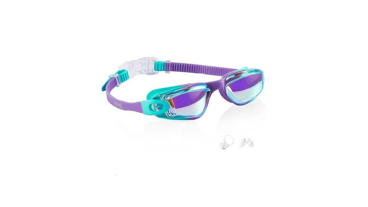 Aegend Swim Goggles For Kids 3-14 – Anti-fog Comfort Fit