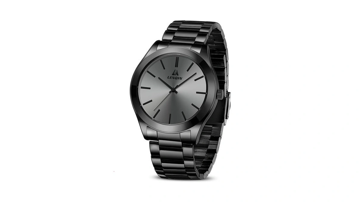 Ln Lenqin Mens Watches Waterproof Stainless Steel Watch For Men