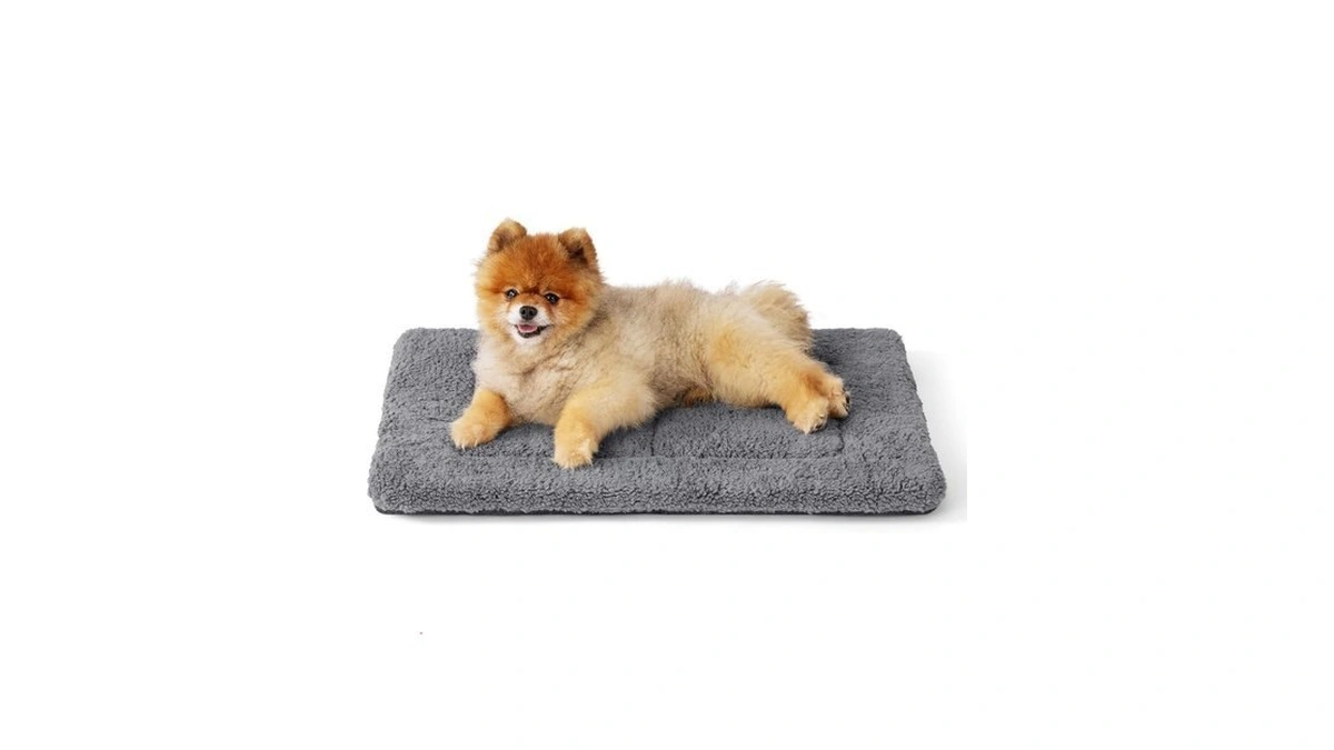Bedsure Washable Dog Crate Bed For Small Dogs, Reversible Foam