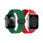 2 Packs D-buckle Sport Bands Compatible With Apple Watch Band