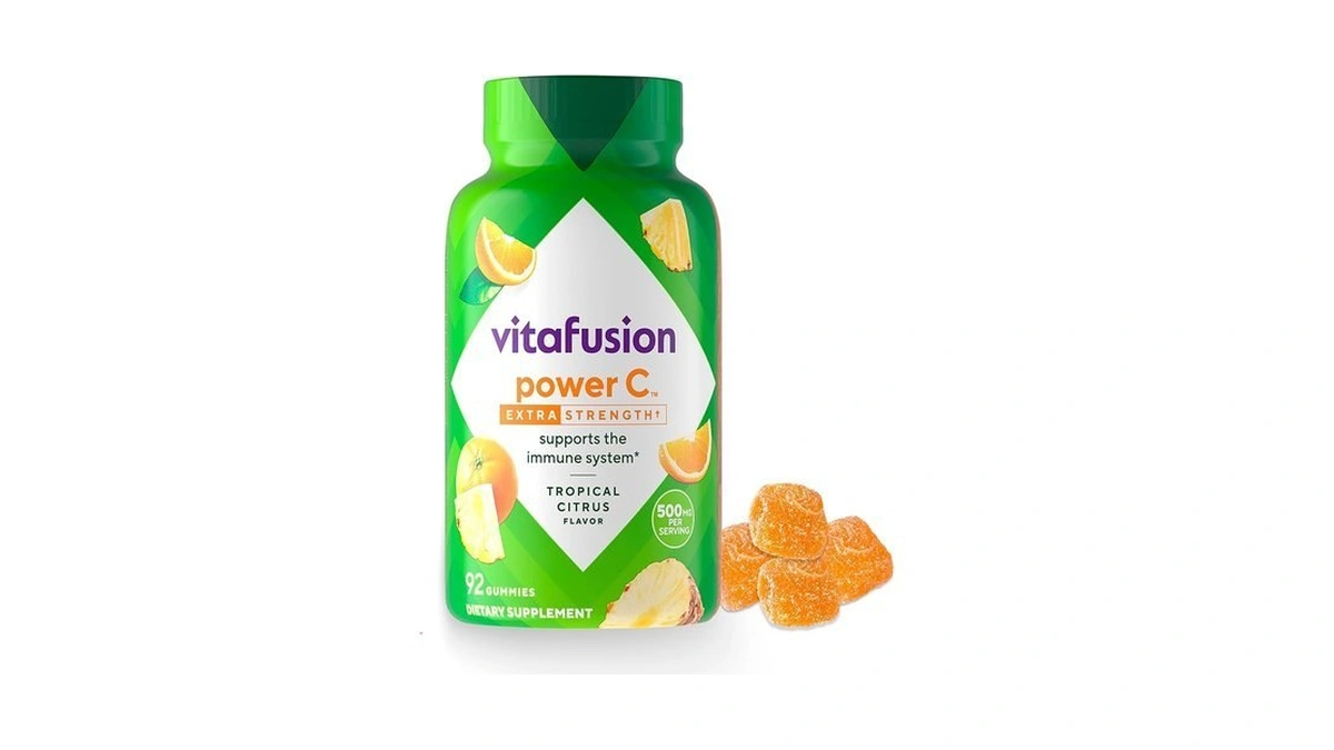 Vitafusion Extra Strength Power C Gummy Vitamins, Tropical Citrus Flavored