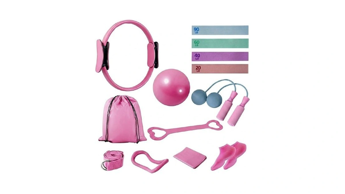 Coreharmony 13-in-1 Pilates Kit For Women, Home Workout Set With