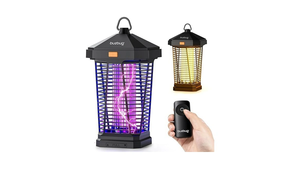 Buzbug 2-in-1 Led Bug Zapper Indoor Outdoor With Smart Control,