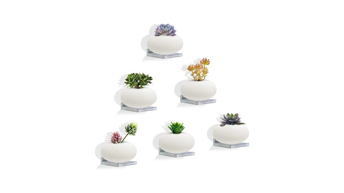 Niubest Small Floating Shelf, 5x5 Inch Wall Mounted Mini Shelf,