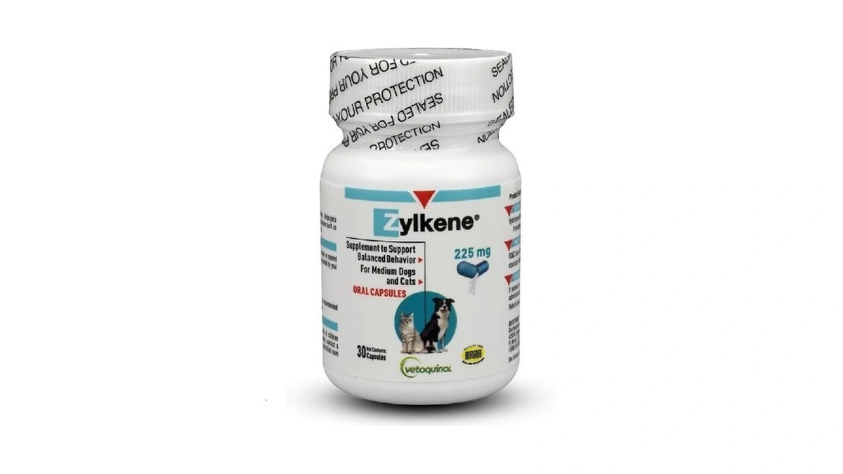 Vetoquinol Zylkene - Calming Oral Support For Medium Dogs &