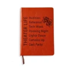 Lbwcer Theatre Life Notebook Funny Theater Actor Gifts Leather Notebook