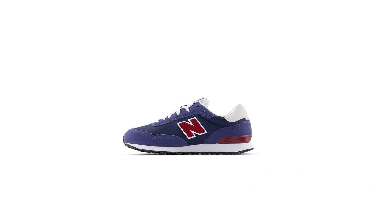 New Balance Kid's 515 V1 Lace-up Sneaker, Dream State/monarch Burgundy,