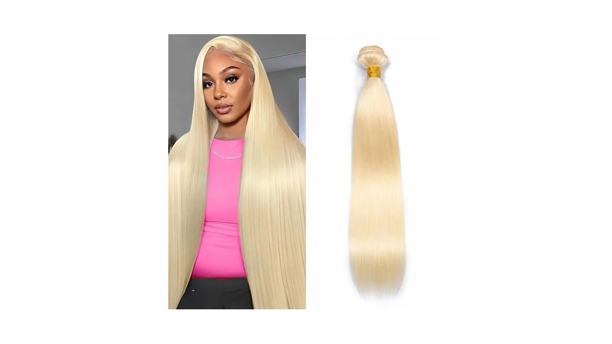 613 Blonde Bundles Human Hair 12a Grade Blonde Straight Hair