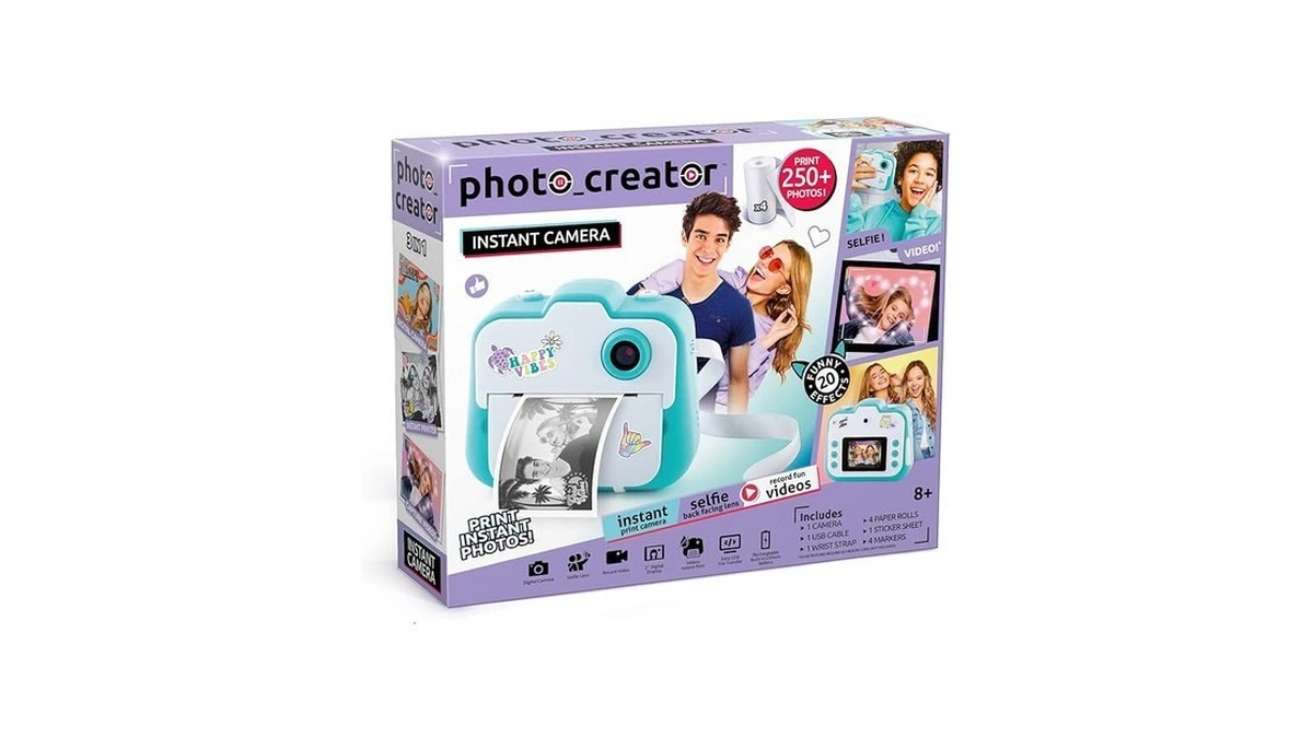 Canal Toys Photo Creator Instant Print Camera – Photo, Selfie