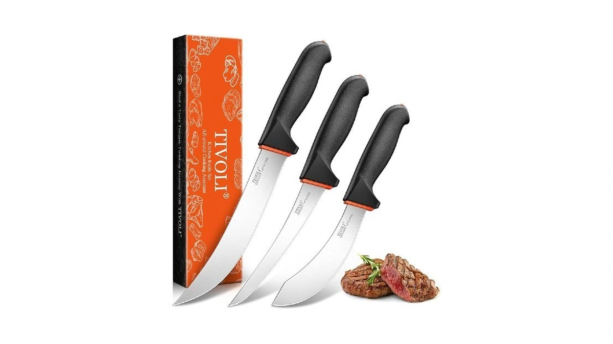Tivoli Butcher Knife Set 3pcs - Game Processing Knife Set