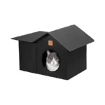 Pawvogue Outdoor Cat House Weatherproof Insulated Cat Houses For Outdoor