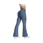 Max Tsolmon Women American Flag High Waist Flared Leggings, Usa