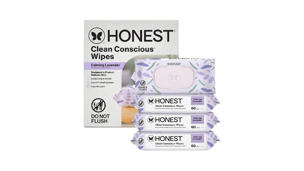 The Honest Company Calm And Cleanse Naturally Scented Wipes, Cleansing,