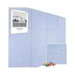 Large Cork Board Felt Wall Tiles, 47"x35" 12 Pack Felt