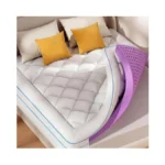 Sinweek 4 Inch Dual Layer Memory Foam Mattress Topper Queen