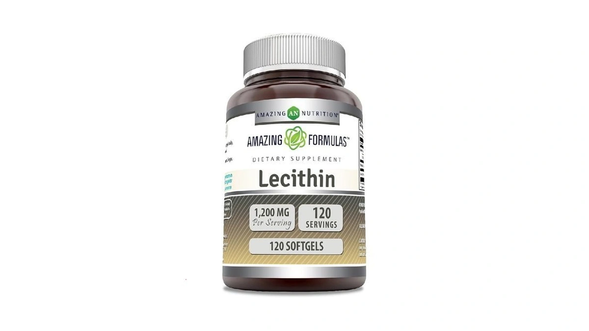 Amazing Formulas Lecithin 1200 Mg Softgels Supplement | High Potency