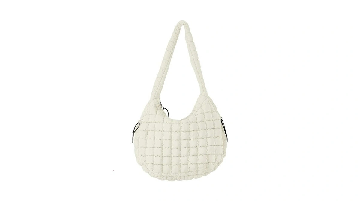 Jueixeoy Puffer Tote Bag For Women Shoulder Purse Nurse Bag