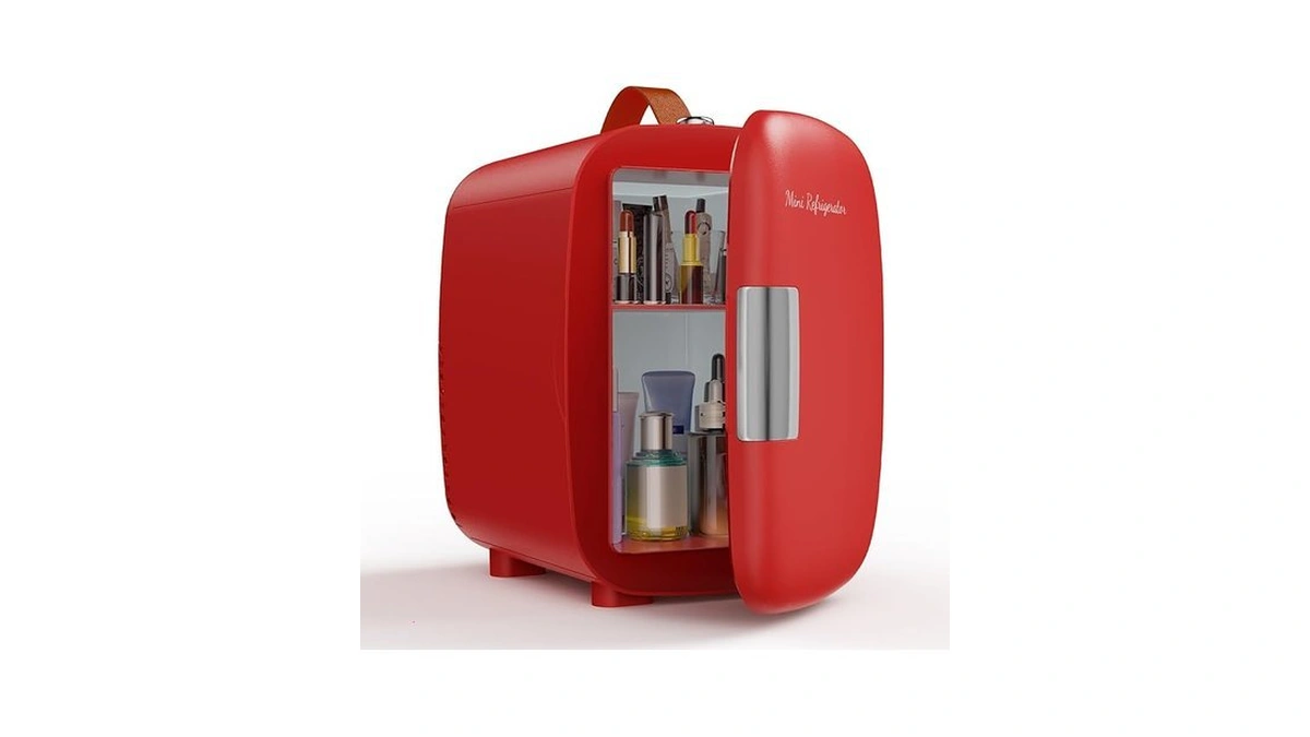 Newbulig Mini Fridge For Bedroom, Office & Car, Portable 4l/4.23qt