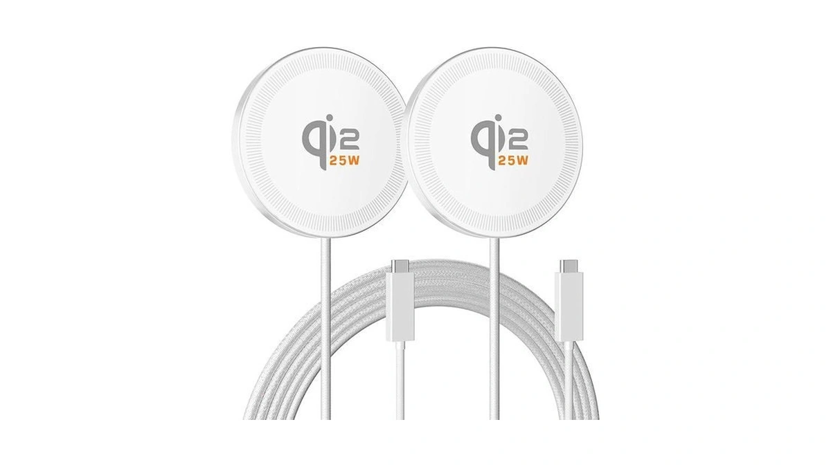 25w Magnetic Wireless Charger: Qi2.2 Qi2 Fast Charging Pad For