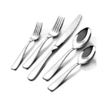 Silverware Set For 8, 40 Piece Heavy 18/10 Stainless Steel
