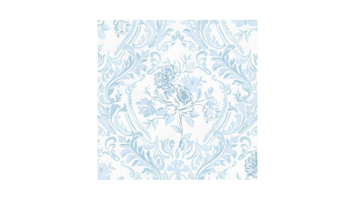 Blue And White Wallpaper Peel And Stick Vintage Floral Contact