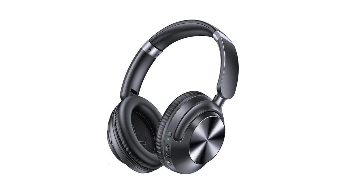 Tagry Hybrid Active Noise Cancelling Headphones 100h Playtime Wireless Over