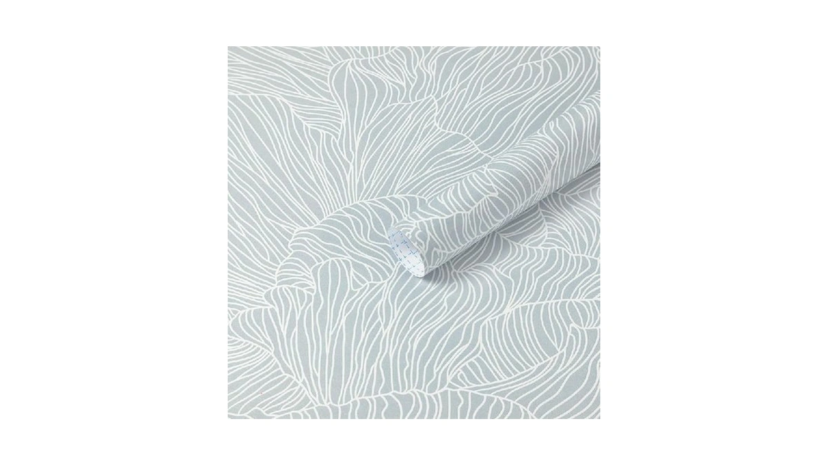 Heroad Blue Peel And Stick Wallpaper Boho Contact Paper 17.3"x78.7"