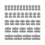 150pcs Pinch Crimp Ends For Jewelry Making,ribbon Clamp End Bracelet