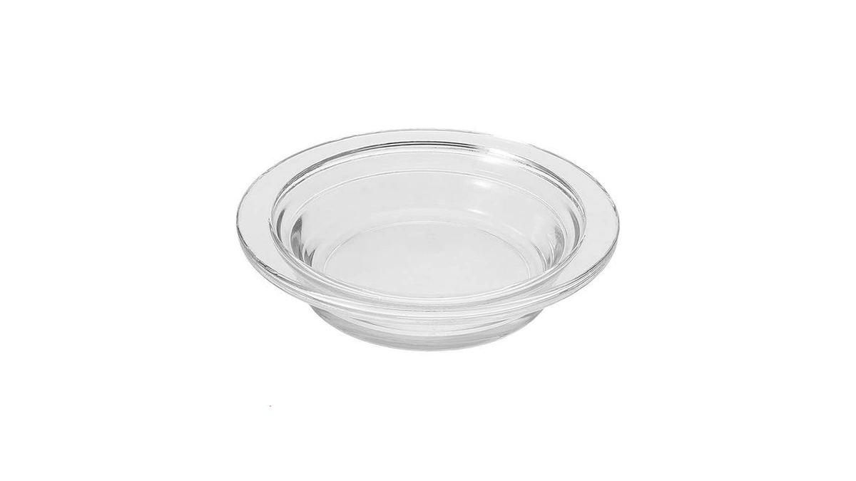 Ciieeo Transparent Glass Wax Melt Warmer Dish 4.52 Inch Aromatherapy