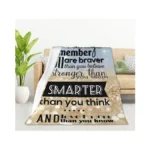 Hgod Designs Life Quote Throw Blanket With Always Remember You