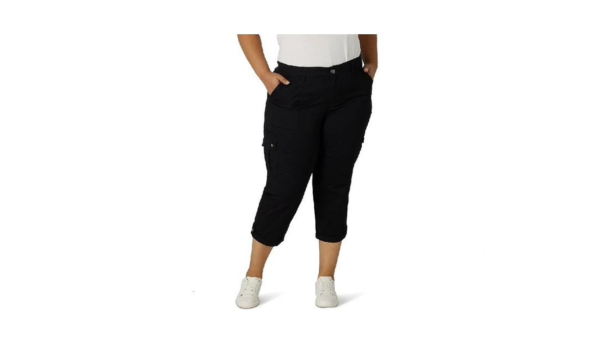 Lee Women's Plus Size Ultra Lux Comfort With Flex-to-go Cargo