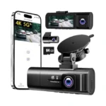 4k Dash Cam Front And Rear Inside,3.16" Ips,3 Channel Dash