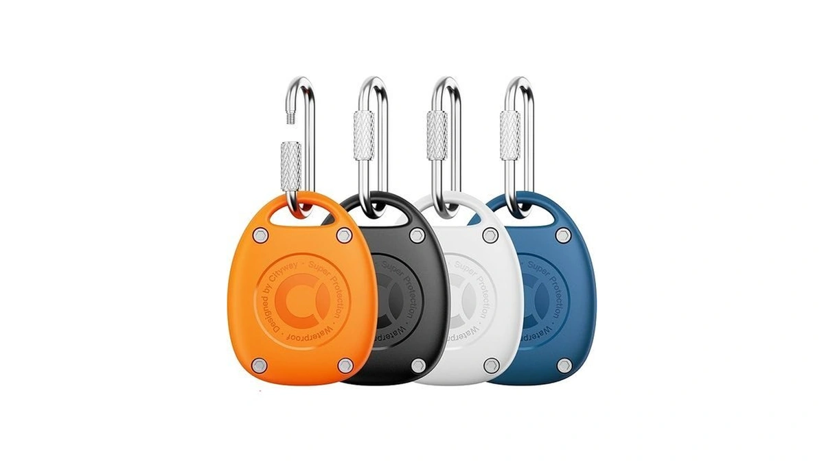 4 Pack Waterproof Case For Airtag (gen1&2) [screw Lock Carabiner]