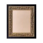 Artxo 8x10 Inch Vintage Black Picture Frames: Ornate Wooden Gallery