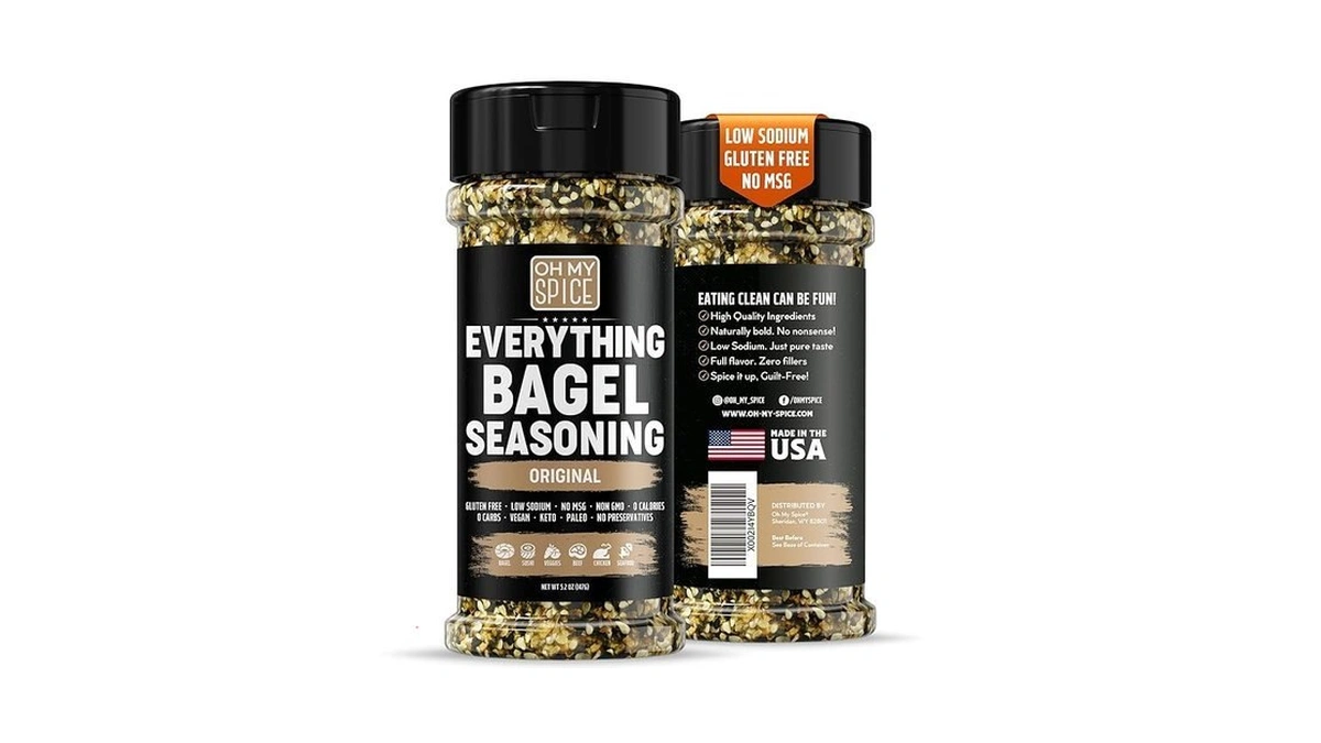 Everything Bagel Seasoning Blend - Gluten Free & Low Sodium