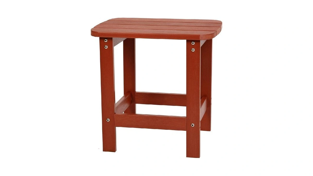 Flash Furniture Charlestown Tiered Commercial Poly Resin Adirondack Side Table