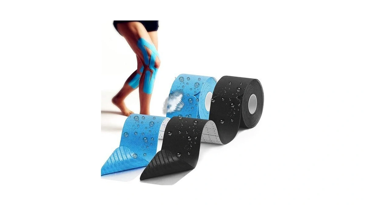 Kinesiology Tape Precut (2 Rolls,40 Strips,2" X 10" Strips) Kinesiology
