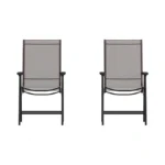 Flash Furniture Paladin Brown Outdoor Folding Patio Sling Chair With