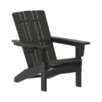 Flash Furniture Halifax Adirondack Chair With Cup Holder, Weather Resistant
