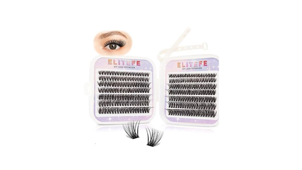 Elitefe Lash Extension Kit Diy Lash Clusters Kit Eyelash Extensions