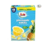 Dole Pineapple Tidbits In 100% Juice - Dole Fruit Bowls