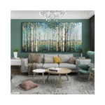 Pogusmavi Tree Of Life Wall Art - Large Nature Birch