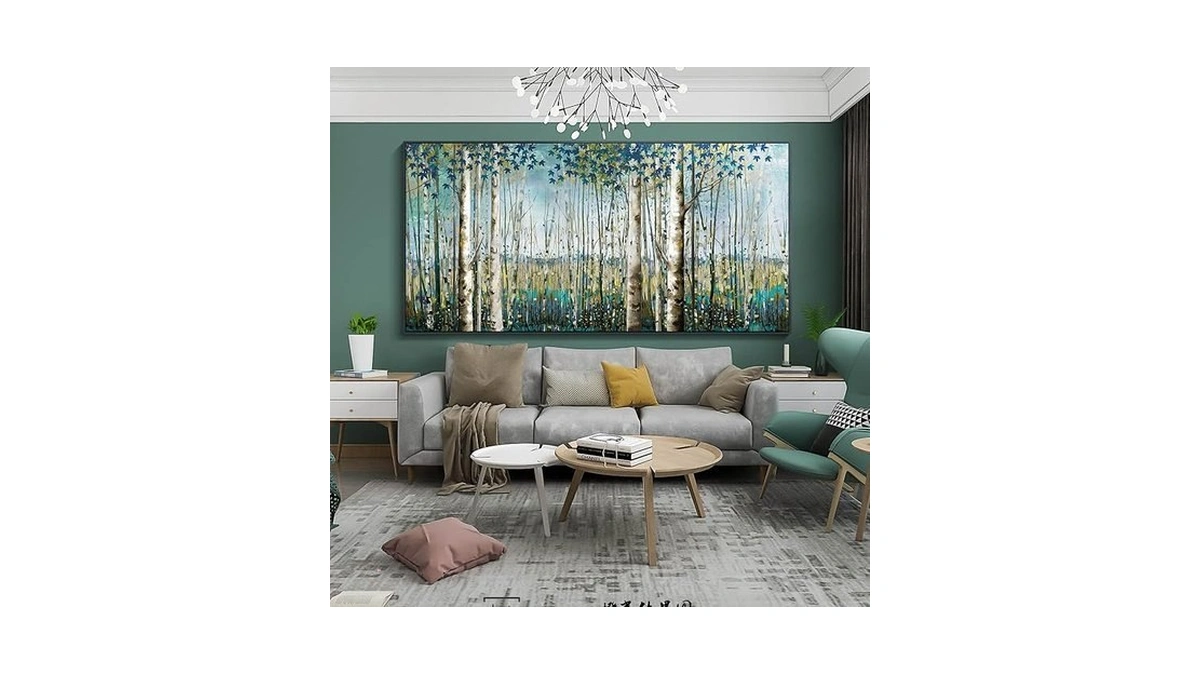 Pogusmavi Tree Of Life Wall Art - Large Nature Birch