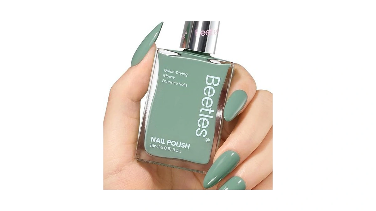 Beetles Green Nail Polish 1pcs 15ml Fast Drying & Long