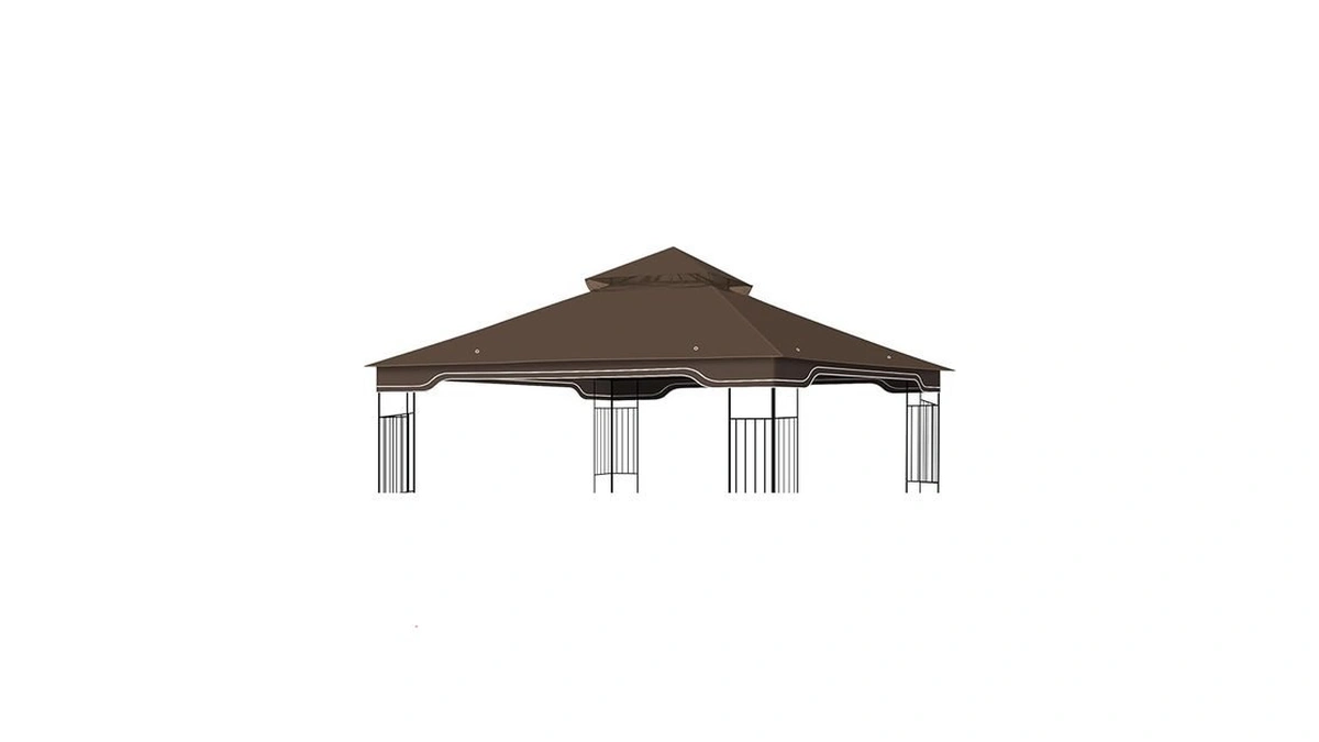 Replacement Gazebo Canopy, 10 X 12 Ft Durable Outdoor Roof