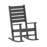 Flash Furniture Manchester Commercial Grade Outdoor Rocking Chair, All-weather Hdpe