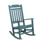 Flash Furniture Winston All-weather Poly Resin Rocking Chair In Teal