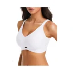 Aubrasen Wireless Jelly Bras For Women Seamless Push Up Bra